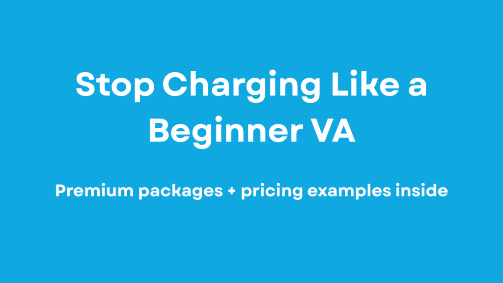 Stop charging like a VA beginner