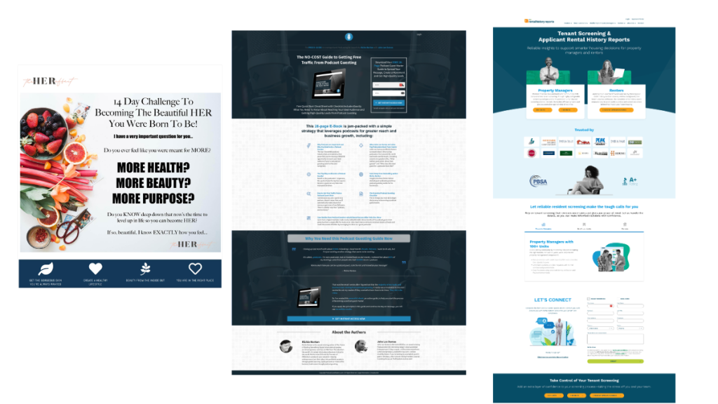 Example ClickFunnels landing page template
